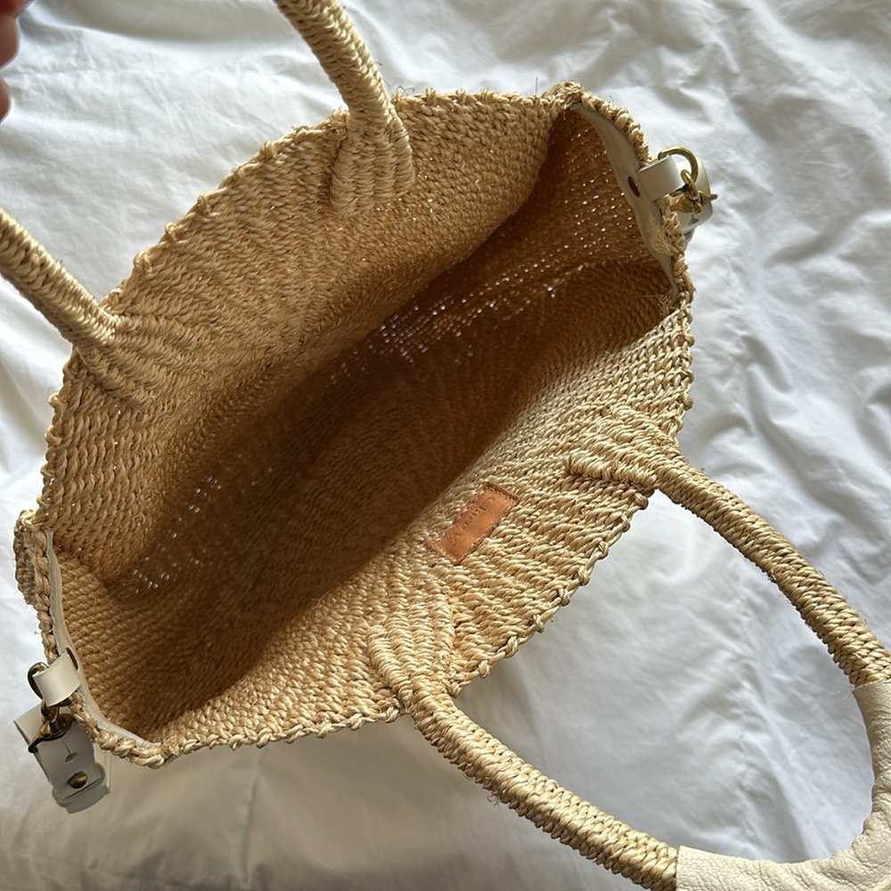 CLARE V. Raffia Handle Bag - Picture 4 of 5